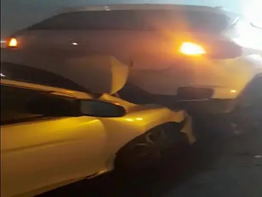 जालंधर : कई गाड़ियां टकराई,  5 लोग घायल