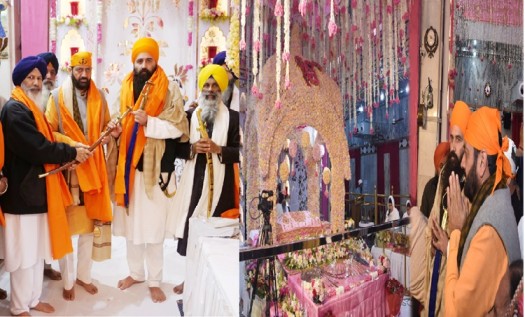 मुख्यमंत्री नायब सिंह सैनी ने नाडा साहिब गुरुद्वारा में श्री गुरु गोबिंद सिंह जी के प्रकाशोत्सव पर पहुंचकर किए श्रद्धासुमन अर्पित